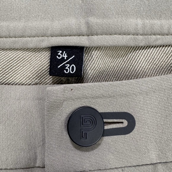 Public‎ Rec Pants Mens 34x30 Khaki Tan Gamechanger Stretch 5 Pocket Golf Travel - Picture 2 of 10